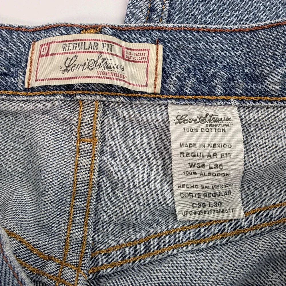 Vintage Levi Strauss Signature Regular Fit Men's Jeans 36X30